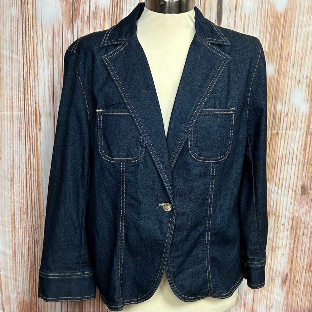 Apostrophe Stretch Jean Jacket - image 1